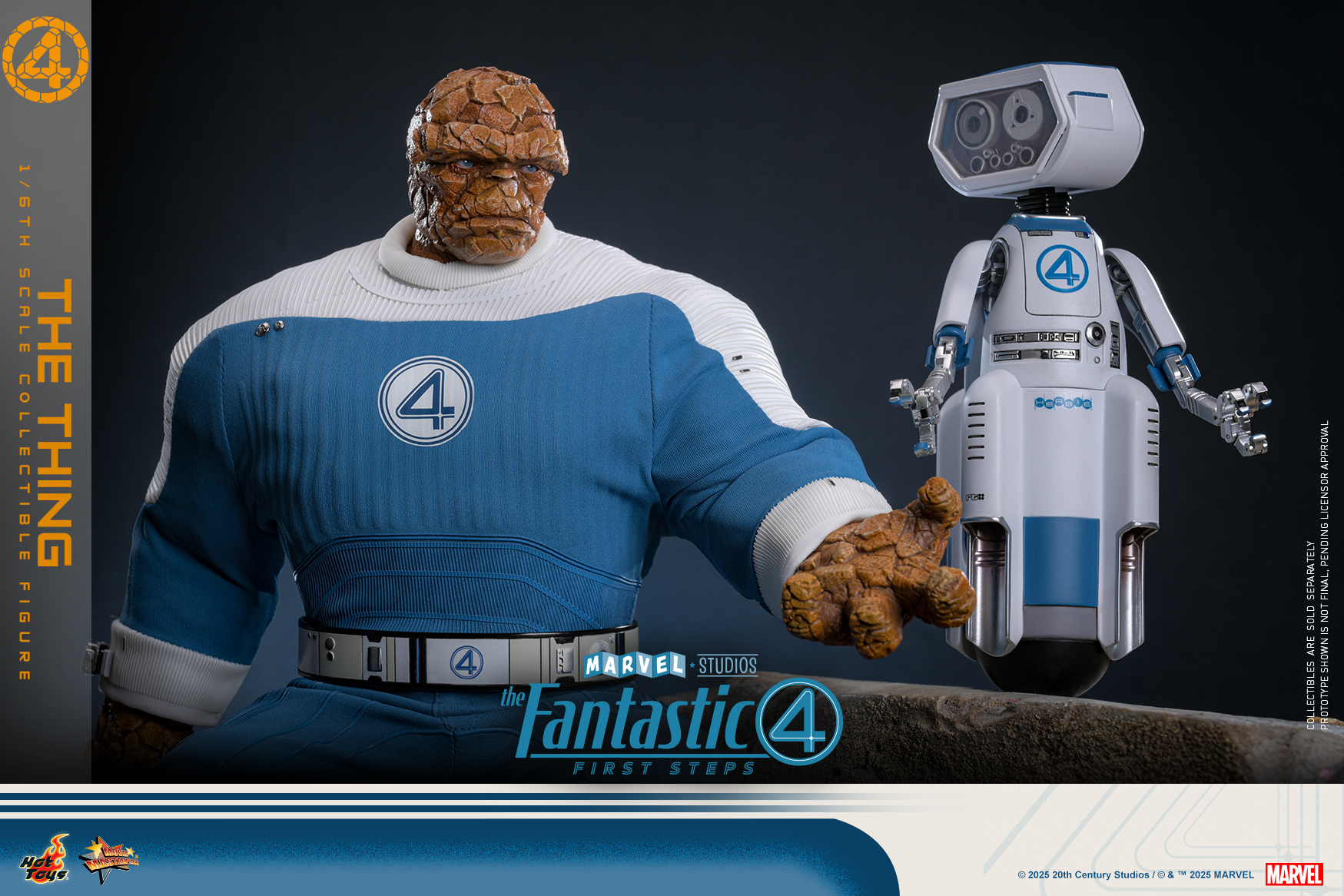 25/08/2568 Hot Toys MMS813 The Fantastic Four: First Steps - The Thing