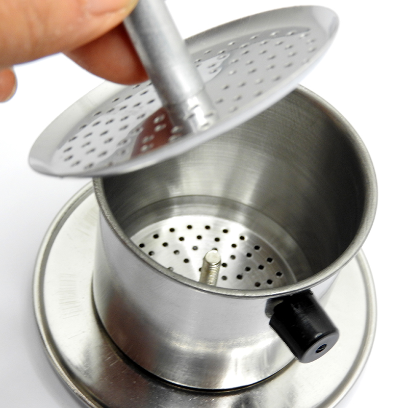 ถ้วยชงกาแแฟเวียดนาม (ฟิน) ดริปเวียดนาม สแตนเลส มีด้ามจับ