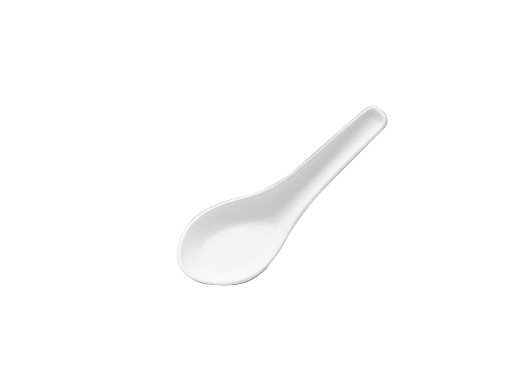 P07433 ช้อนจีน เมลามีนแท้ สีพื้น Melamine ware เครือซูปเปอร์แวร์ SP1071 (ราคาส่งต่อ 12 ใบ : 8.5 บ.อัน)