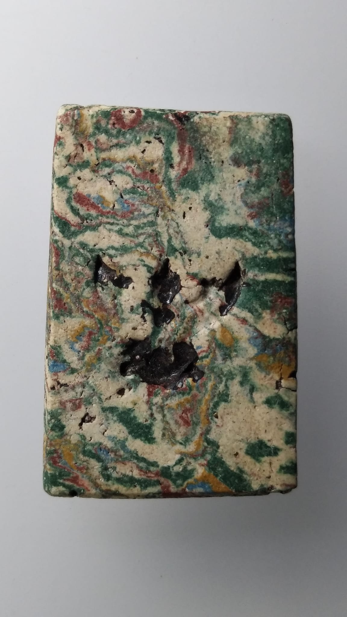 G490 พระสมเด็จสายรุ้ง (เบญจสิริ) หลังครุฑ