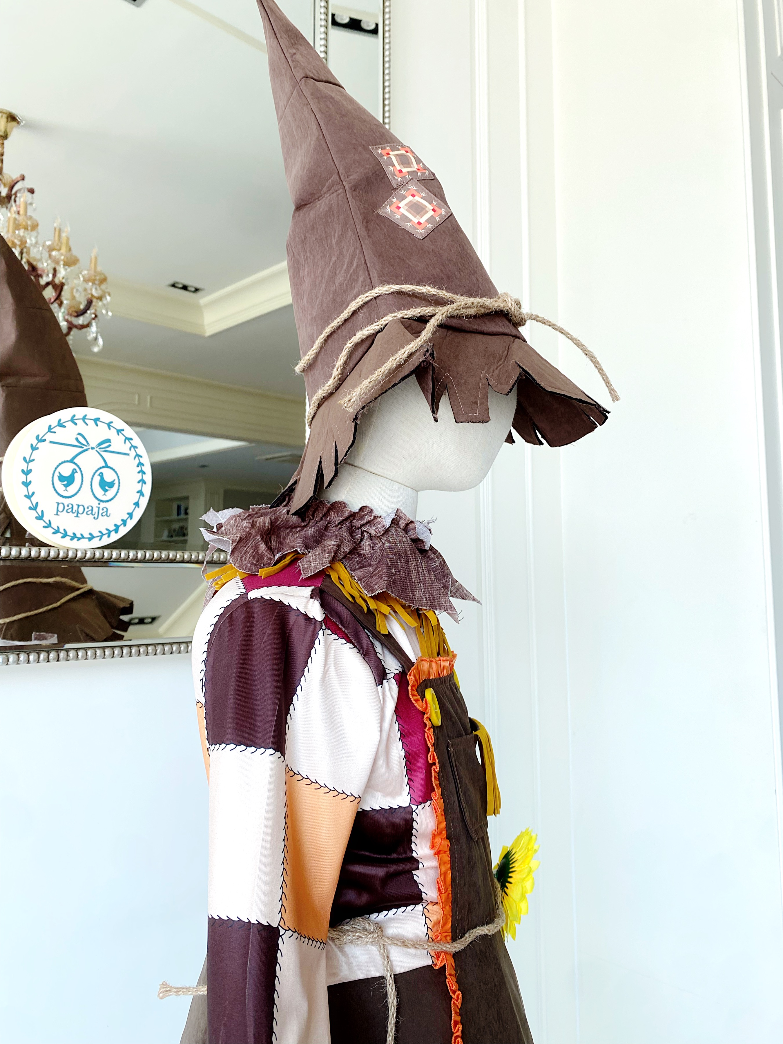 (HW) ชุดฮาโลวีน&คอสเพลย์ ชุดเอลฟ์ รุ่นสีเอิร์ธโทน (Elf) พร้อมหมวก ถุงเท้าและของตกแต่ง