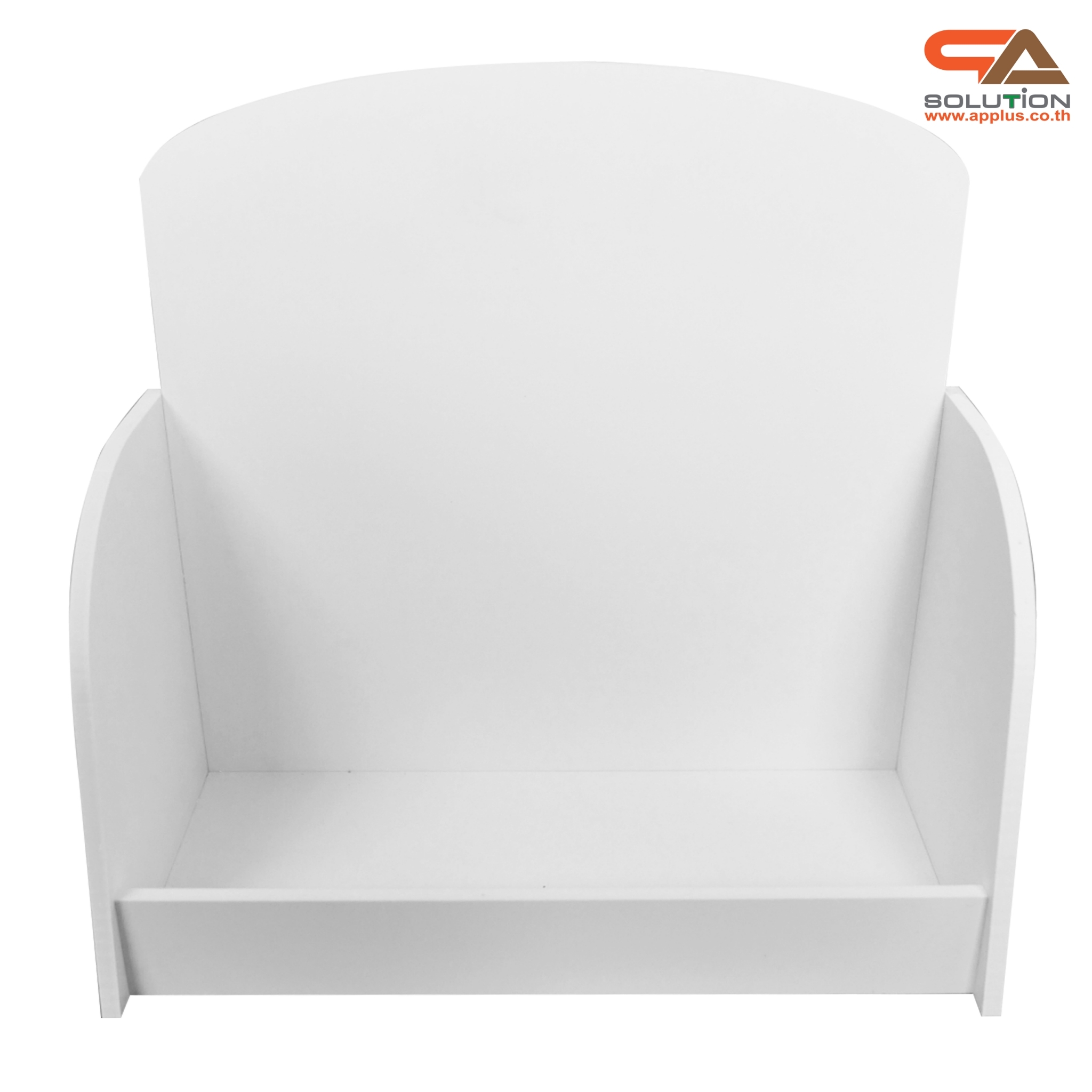 ชั้นวางสินค้าตั้งโต๊ะ TB-19 ขนาด (W) 23 x (D) 12 x (H) 25 cm. วัสดุพลาสวูดหนา 5 มม.