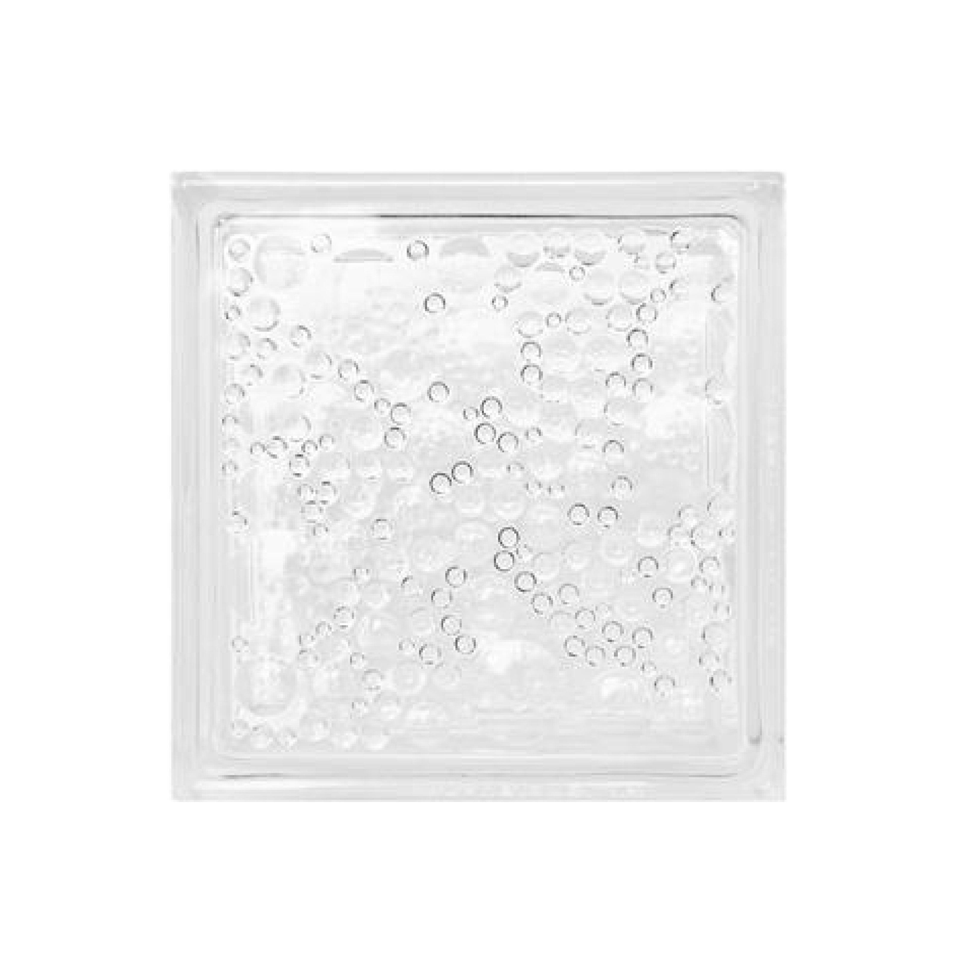 บล็อกแก้วใส KASSA รุ่น ฟองแก้วใส ขนาด 19 x 19 ซม. สีใส