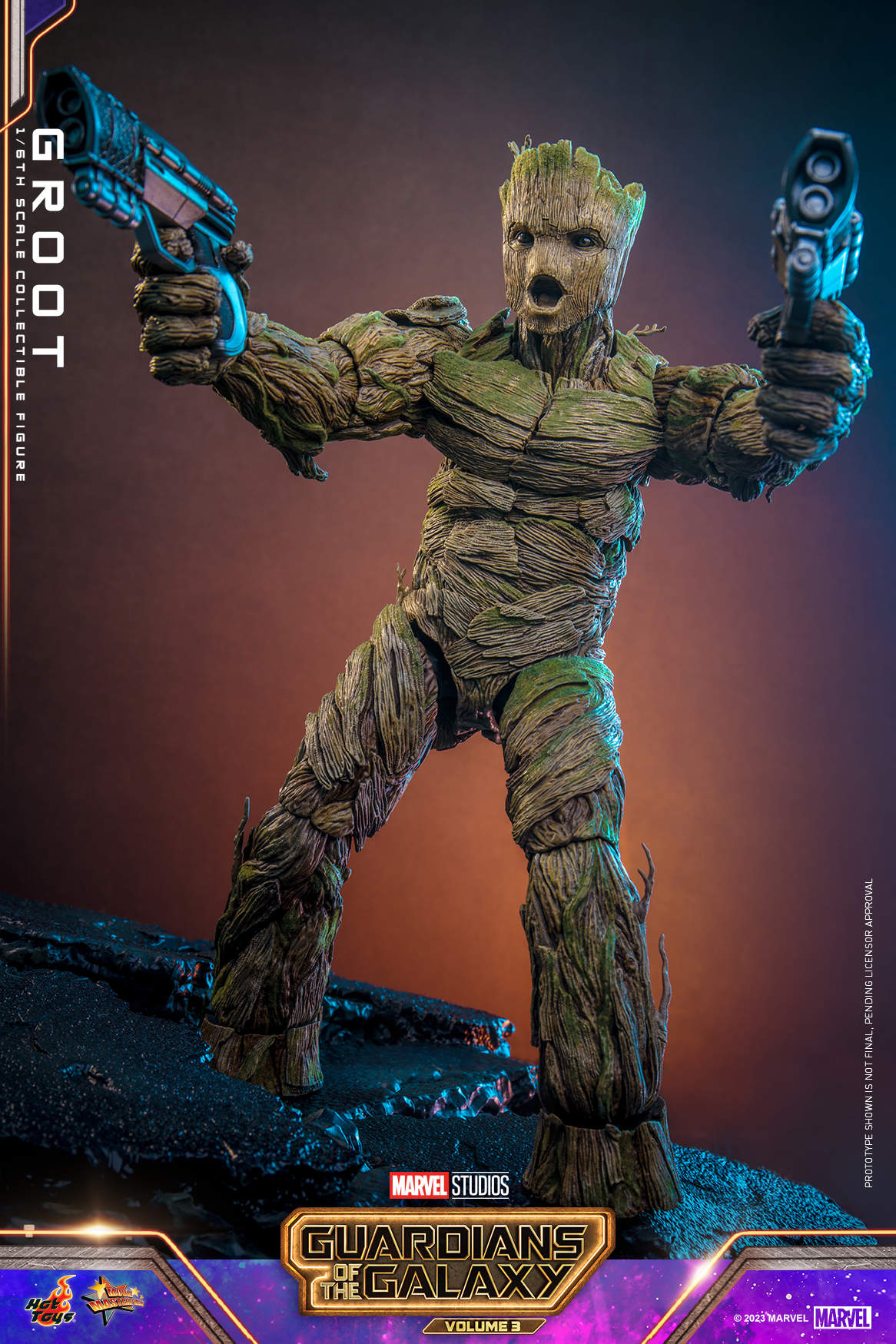 Hot Toys MMS706 1/6 Guardians of the Galaxy Vol. 3 - Groot