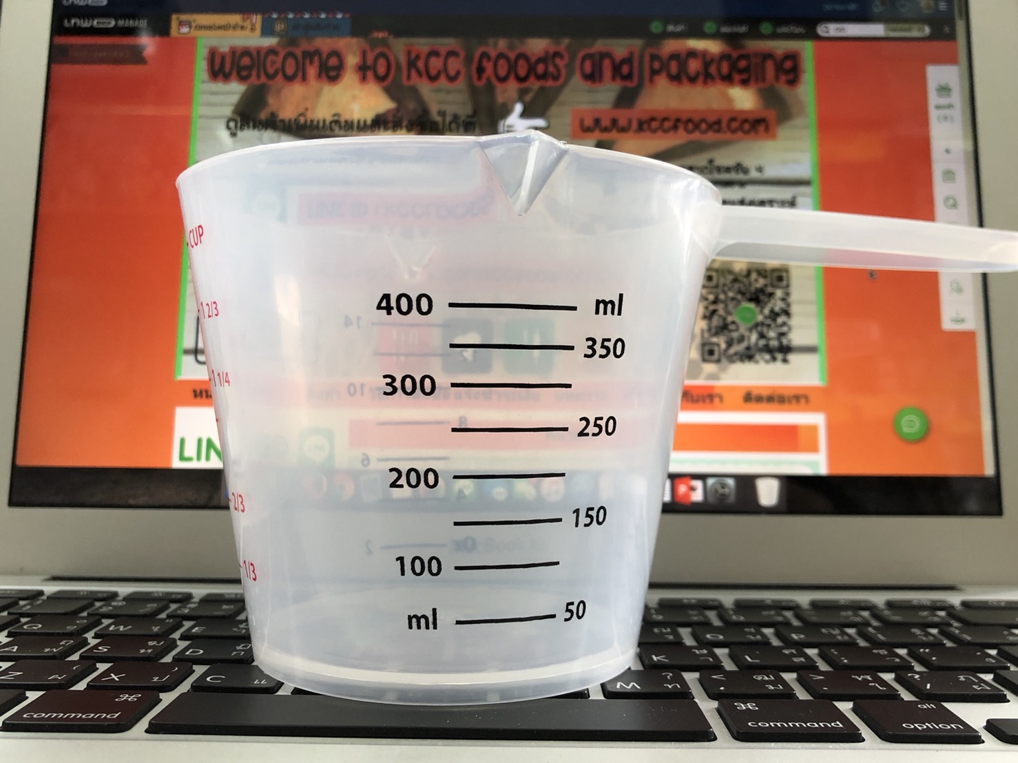 ถ้วยตวง แบบขุ่น ใหญ่ 12.5 x 9.6cm 500ml RW2004
