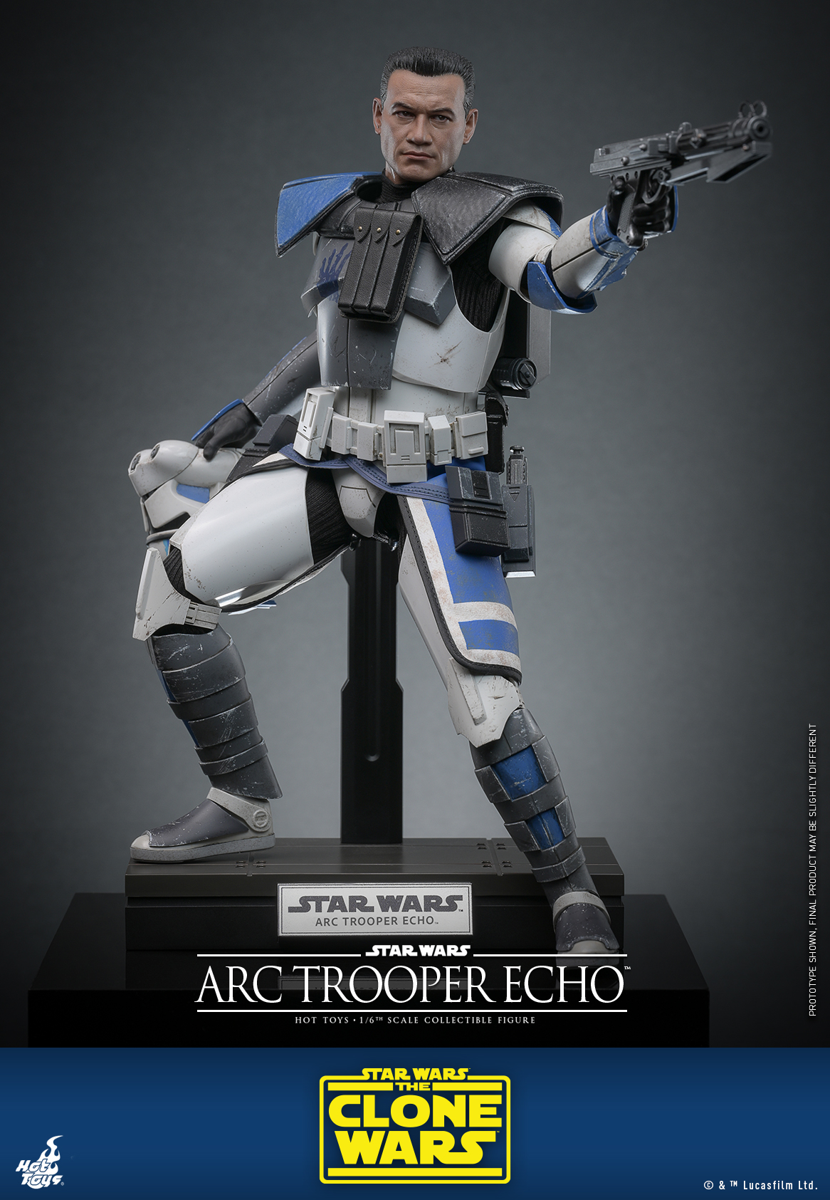 Hot Toys TMS133 Star Wars: The Clone Wars - Arc Trooper Echo
