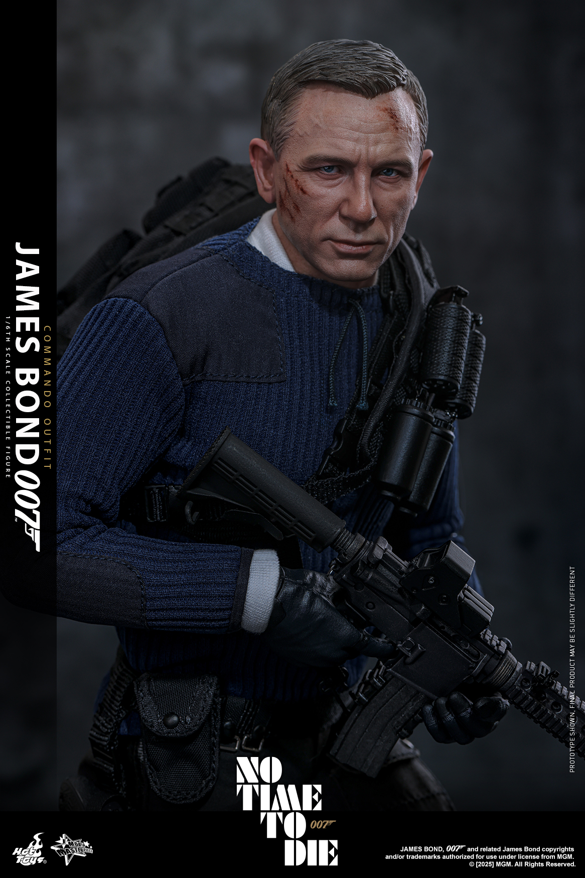 25/08/2568 Hot Toys MMS804 No Time To Die - James Bond (Commando Outfit)
