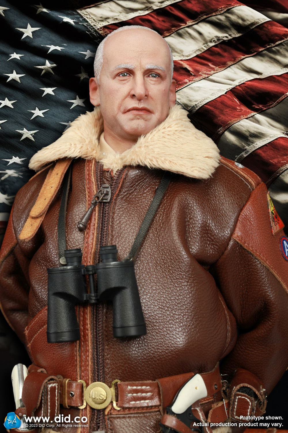 DID A80164+E60071 1/6 WWII General of the United States Army - George Smith Patton Jr.+Accessory Kit