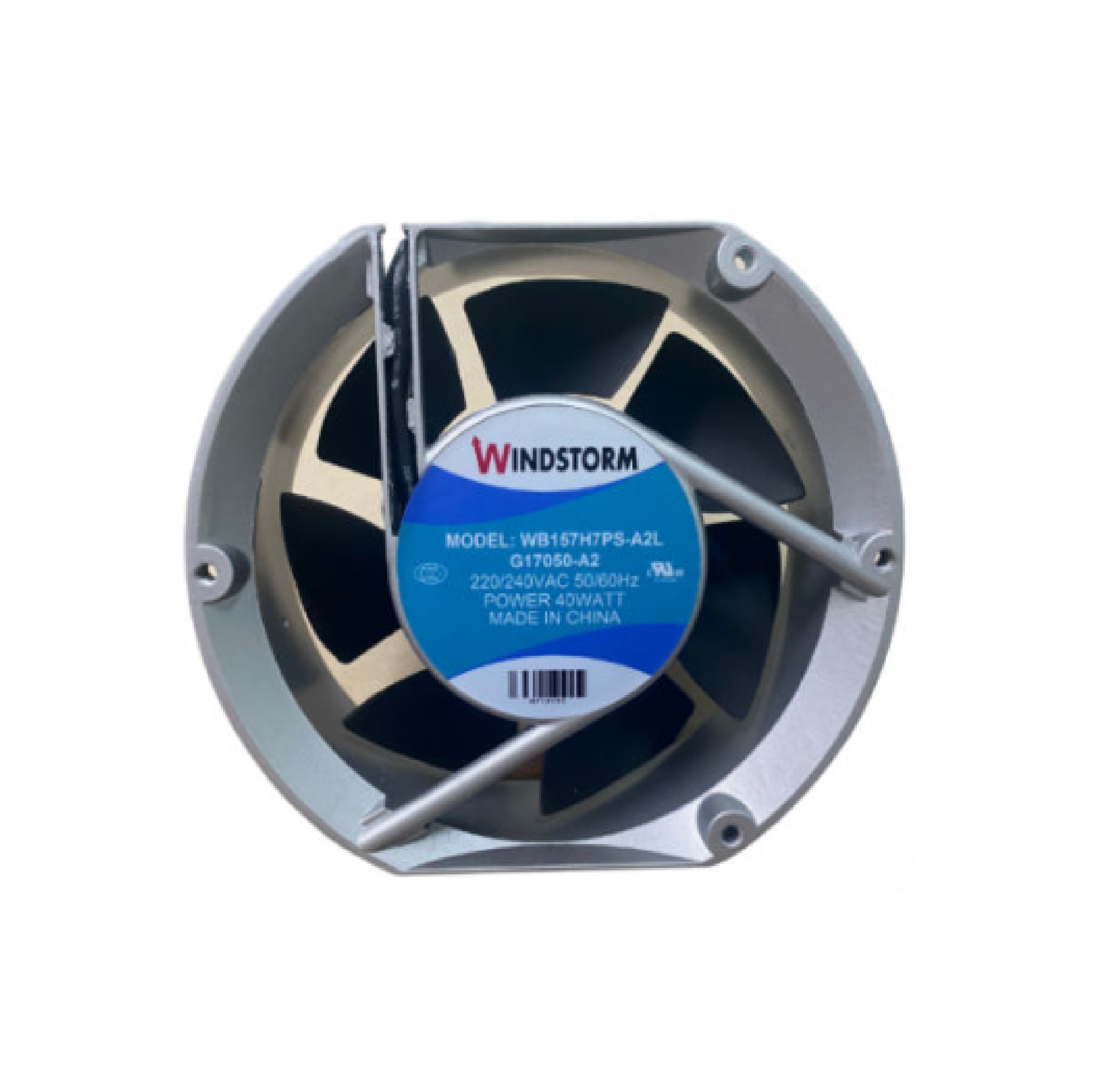 Windstorm พัดลม 6" หัวตัด 220V(A2) 172x150x51 รุ่น WB157H7PS-A2L-G พัดลมระบายความร้อน