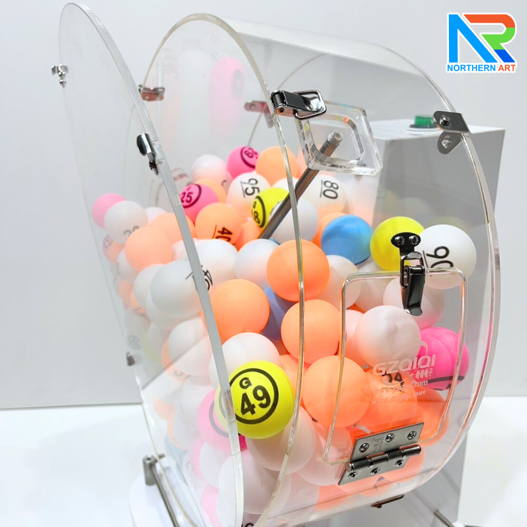 เกมส์หมุนบอลไฟฟ้า ตั้งโต๊ะ ขนาด (W)40 X (L)33 X (H)60 cm. หมุนได้ 360 องศา (ไม่รวมลูกบอล)