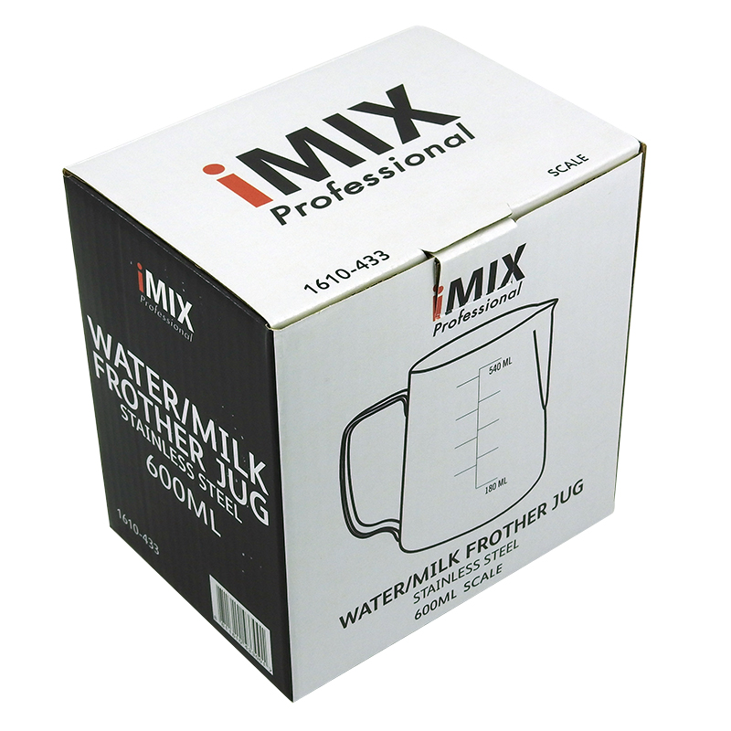 เหยือกตีฟองนมสแตนเลส imix มีมาตราวัด ขนาด 600 ซีซี (แบบหนา)