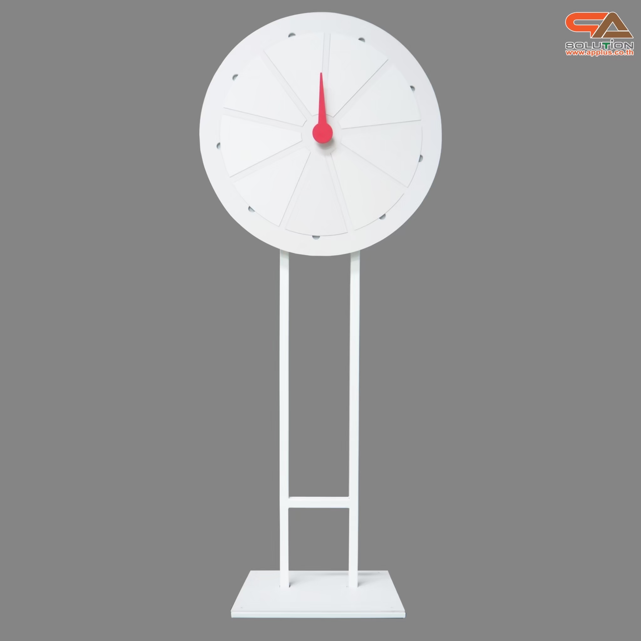 เกมส์วงล้อแม่เหล็ก รุ่นฐานเหล็ก ขนาดวงล้อ 60-80 ซม. สูง 155-164 ซม. ถอดประกอบได้ แผ่นจิ๊กซอสามเหลี่ยม แกะเปลี่ยนได้