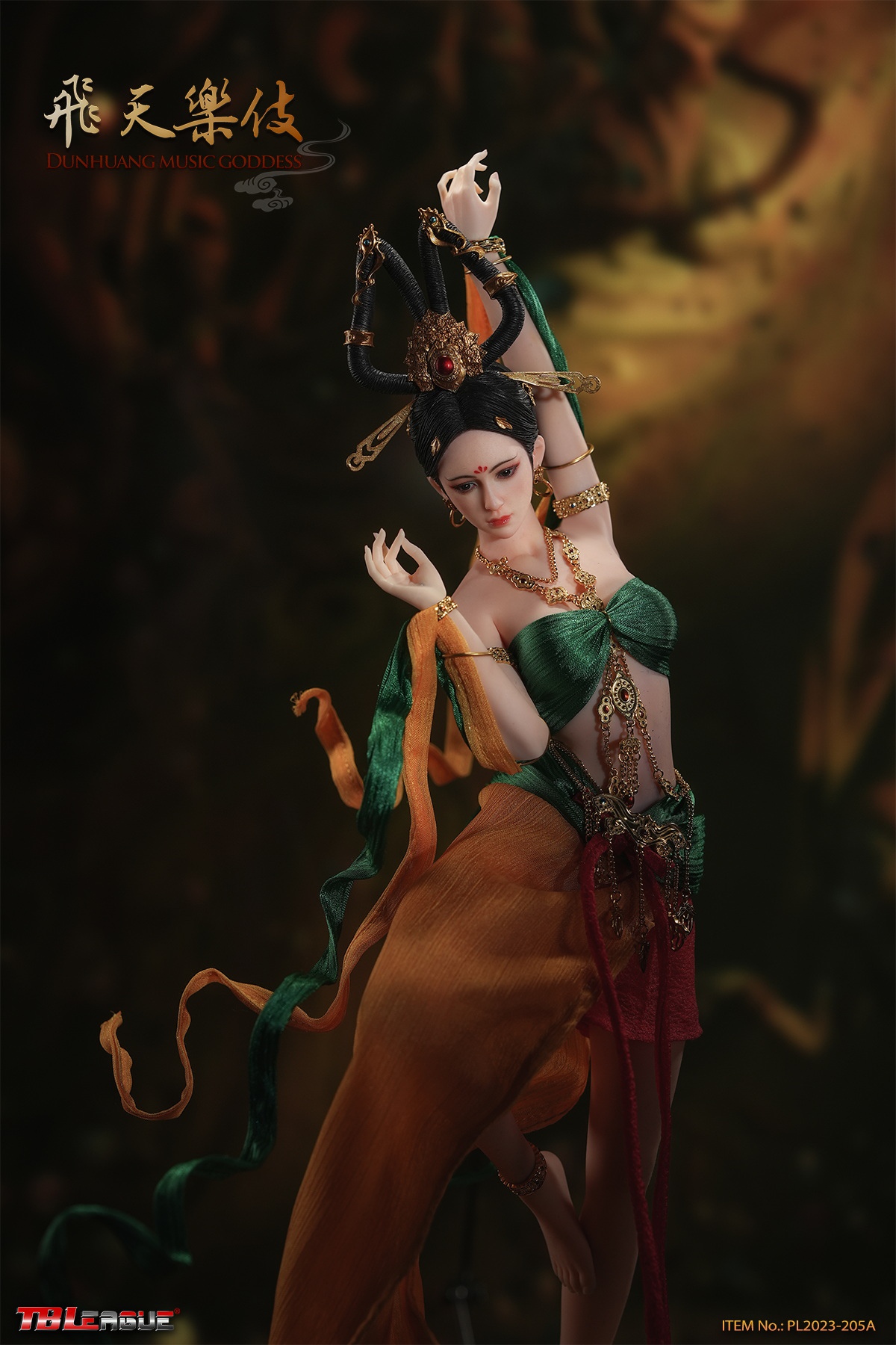 TBLeague PL2023-205A 1/6 Dunhuang Music Goddess (Red)