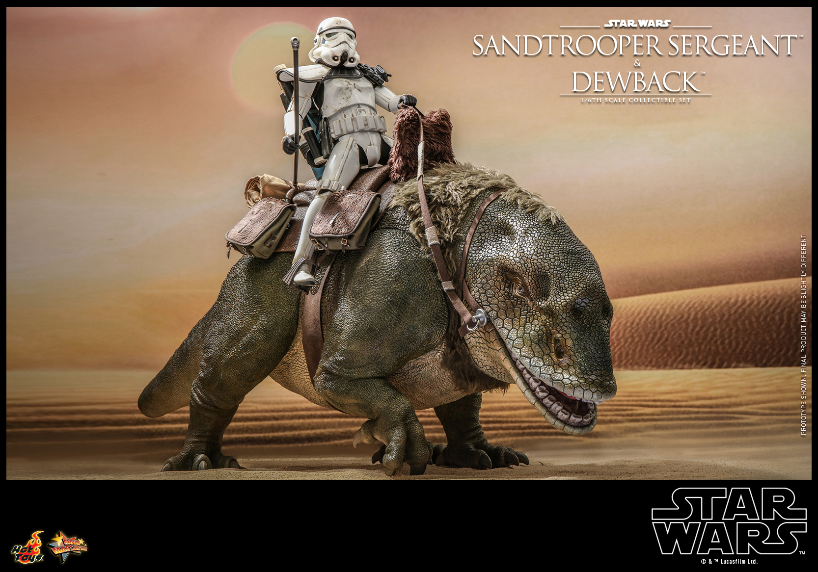 Hot Toys MMS722 1/6 Star Wars Episode IV: A New Hope™ - Sandtrooper Sergeant™ & Dewback™