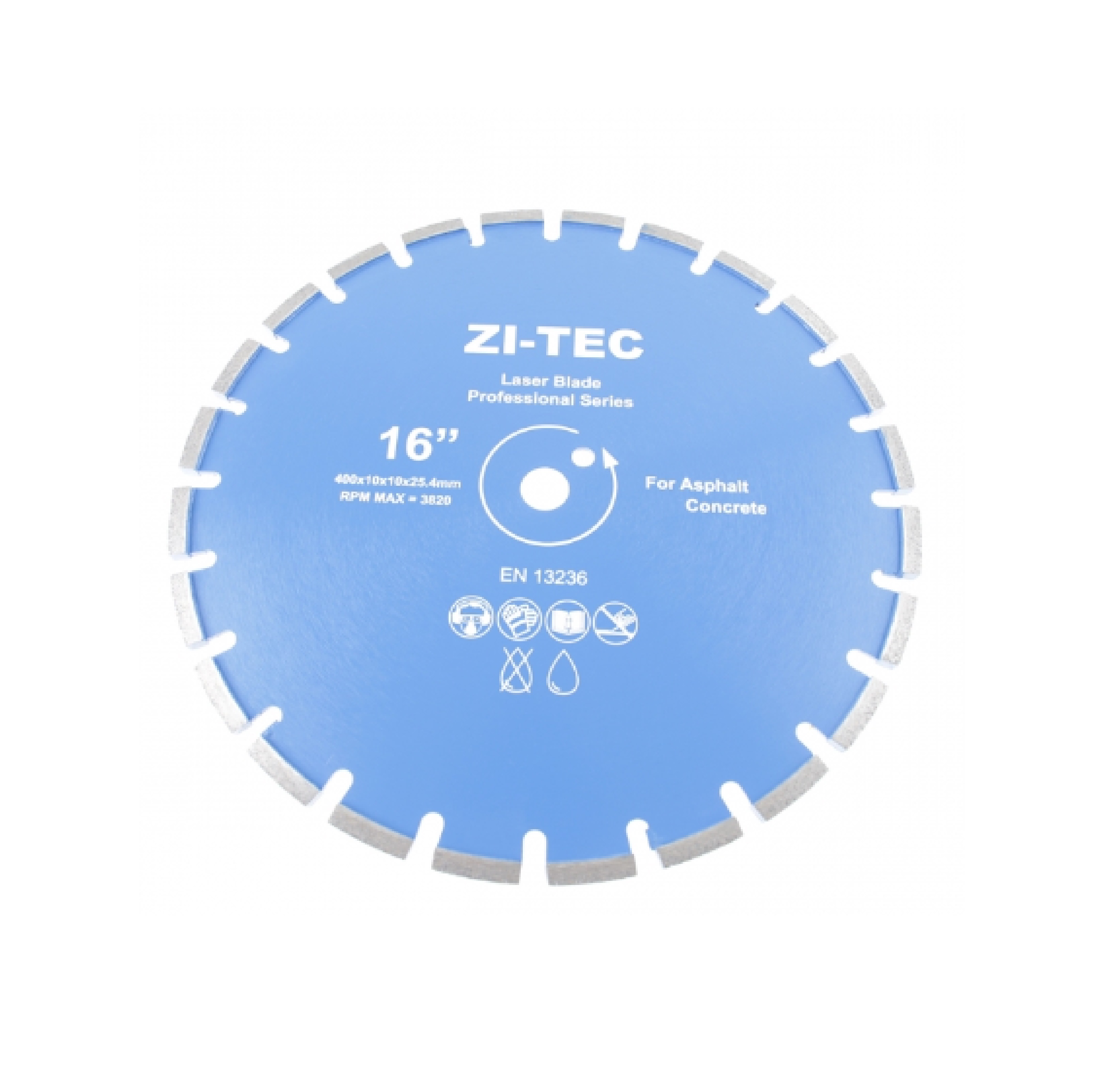 ZI-TEC ใบตัดคอนกรีต 16 นิ้ว หนา 10 มม.