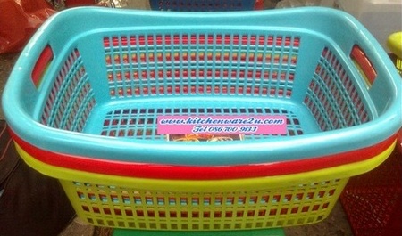 P05323 ตะกร้าใส่ผ้าทรงนอนเหลี่ยม เกรดเอ ซากุระยักษ์ สีสด 915 (ราคาส่งต่อ 12 ใบ คลิ๊กที่สินค้าเพื่อดูรายละเอียด)