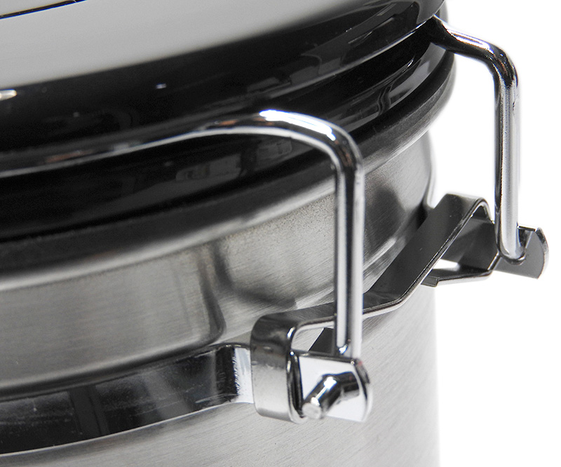 โถเก็บกาแฟสูญญากาศ สแตนเลส 304 ความจุ 500g | เก็บเมล็ดกาแฟให้สดใหม่ทุกวัน