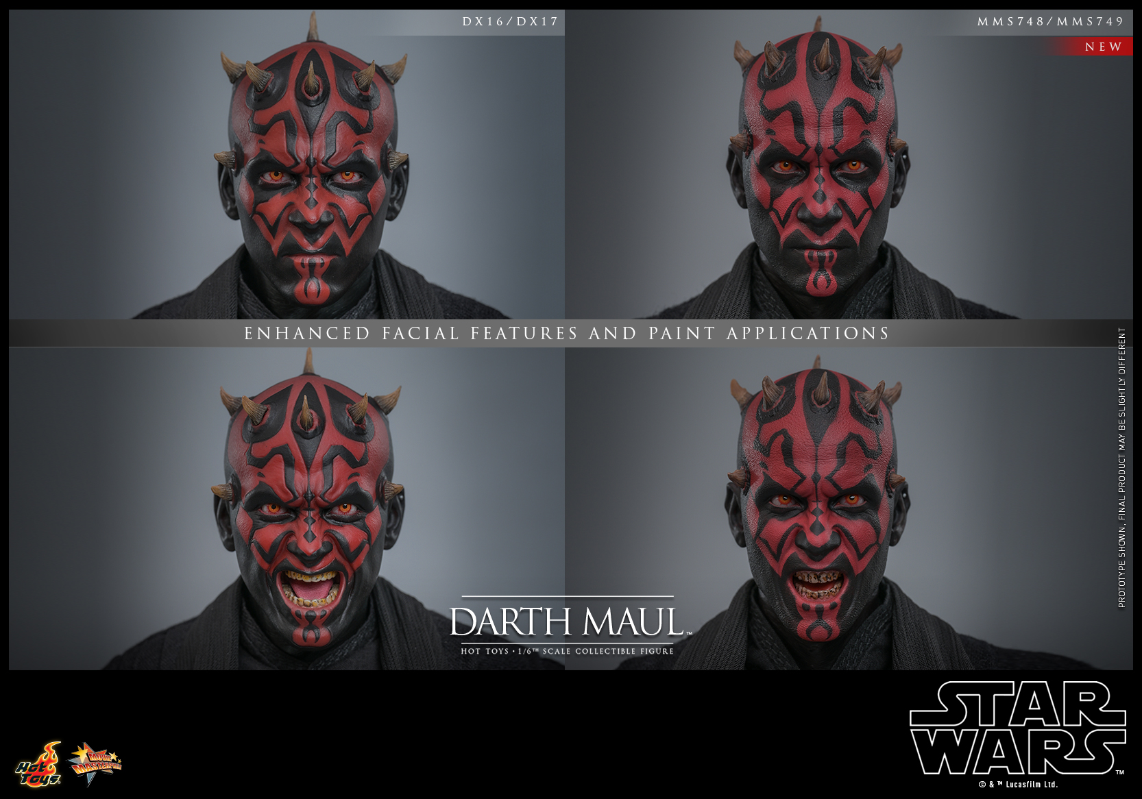 Hot Toys MMS748 Star Wars Episode I: The Phantom Menace™ - Darth Maul™