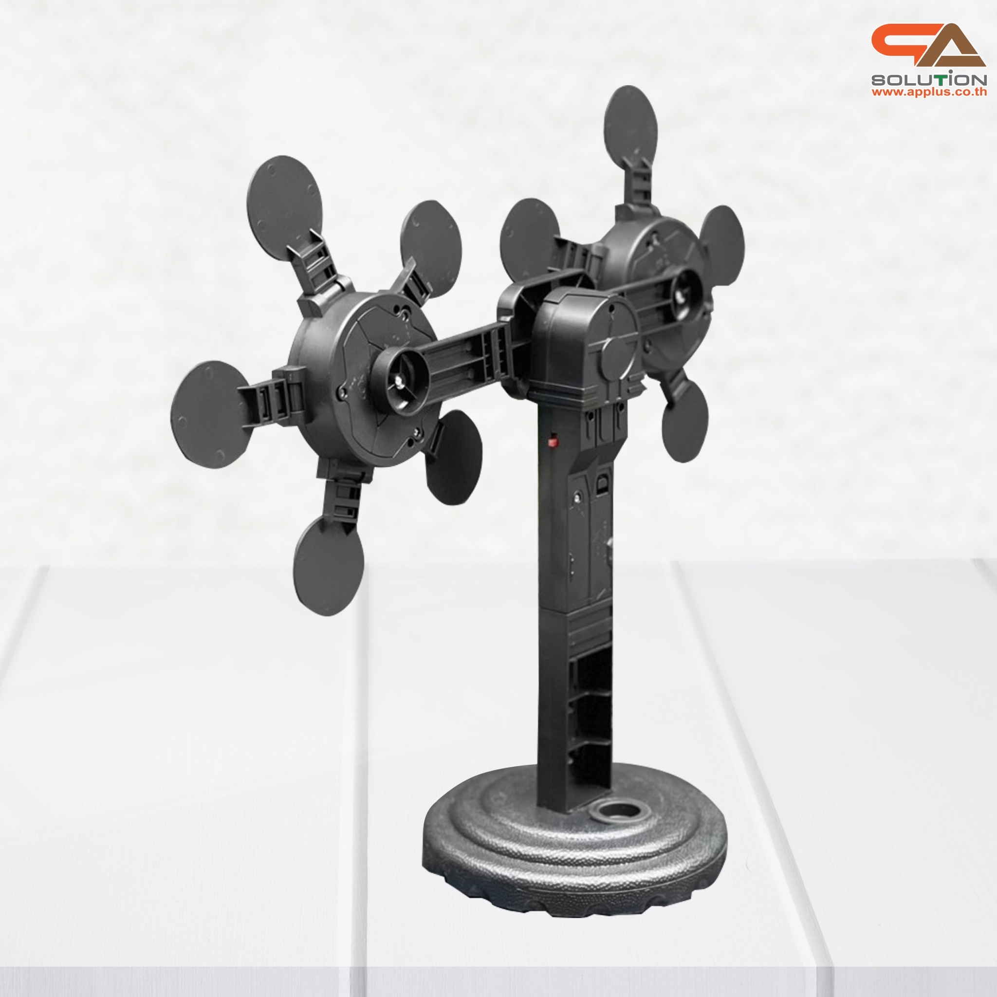 เกมส์ยิงเป้าหมุน เป้าหมุน 360 องศา จำนวน 10 เป้า จอ LED นับคะแนน พร้อมปืนกระสุนโฟม 1 ชุด