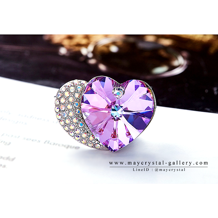เข็มกลัด คริสตัลแบรนด์แท้ จากประเทศออสเตรีย (Embellished with Crystals from Austria) สำเนา