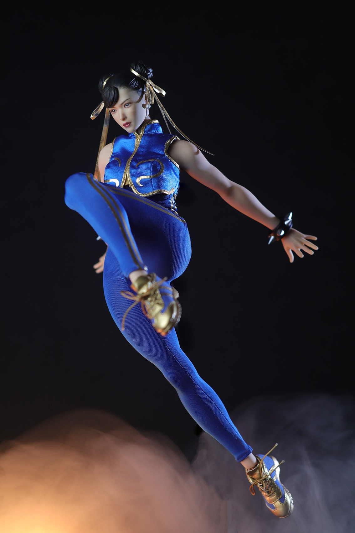 STAR MAN MS-008B Female Fighter Chun-li (Blue Tight Jumpsuit Version)