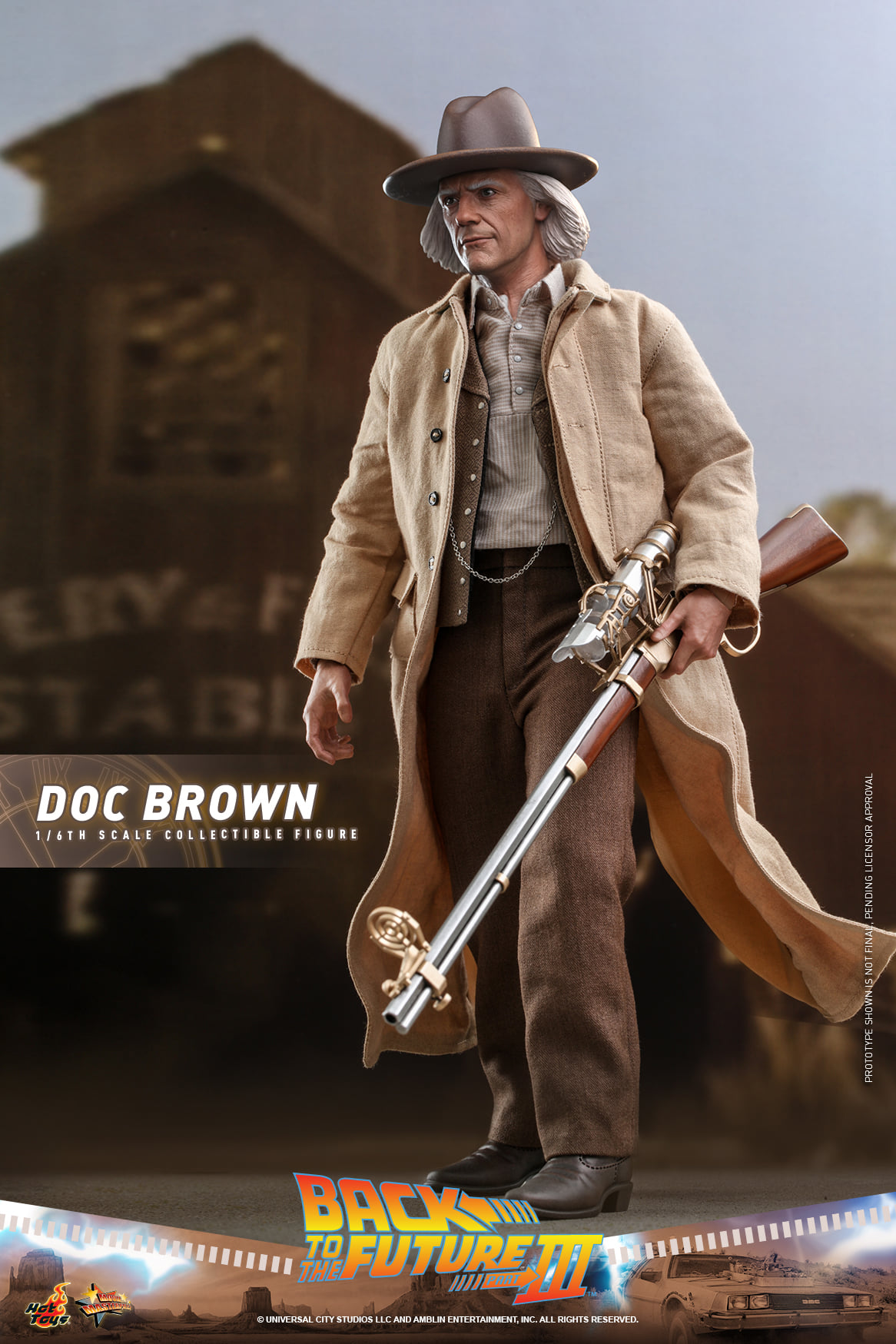 Hot Toys MMS617 1/6 Back to the Future Part III - Doc Brown