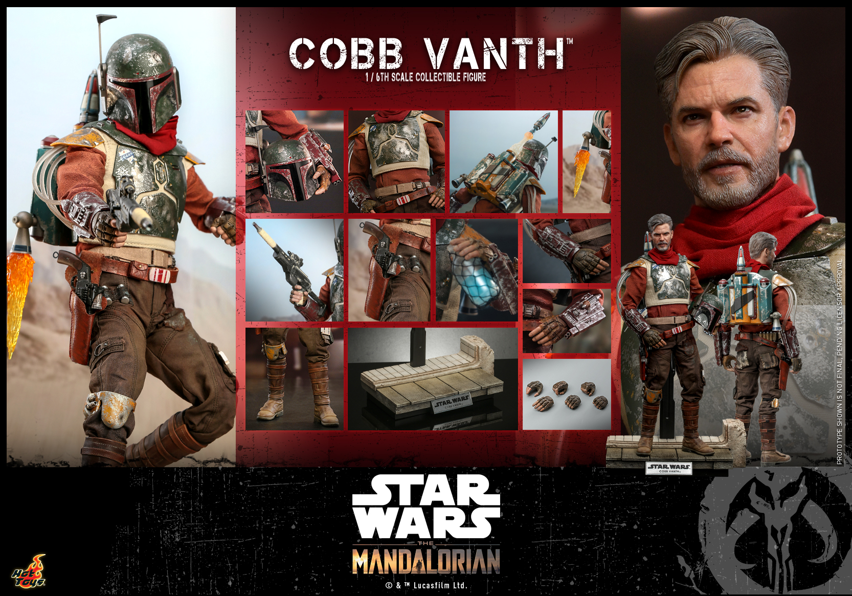 Hot Toys TMS084 1/6 Star Wars: The Mandalorian - Cobb Vanth