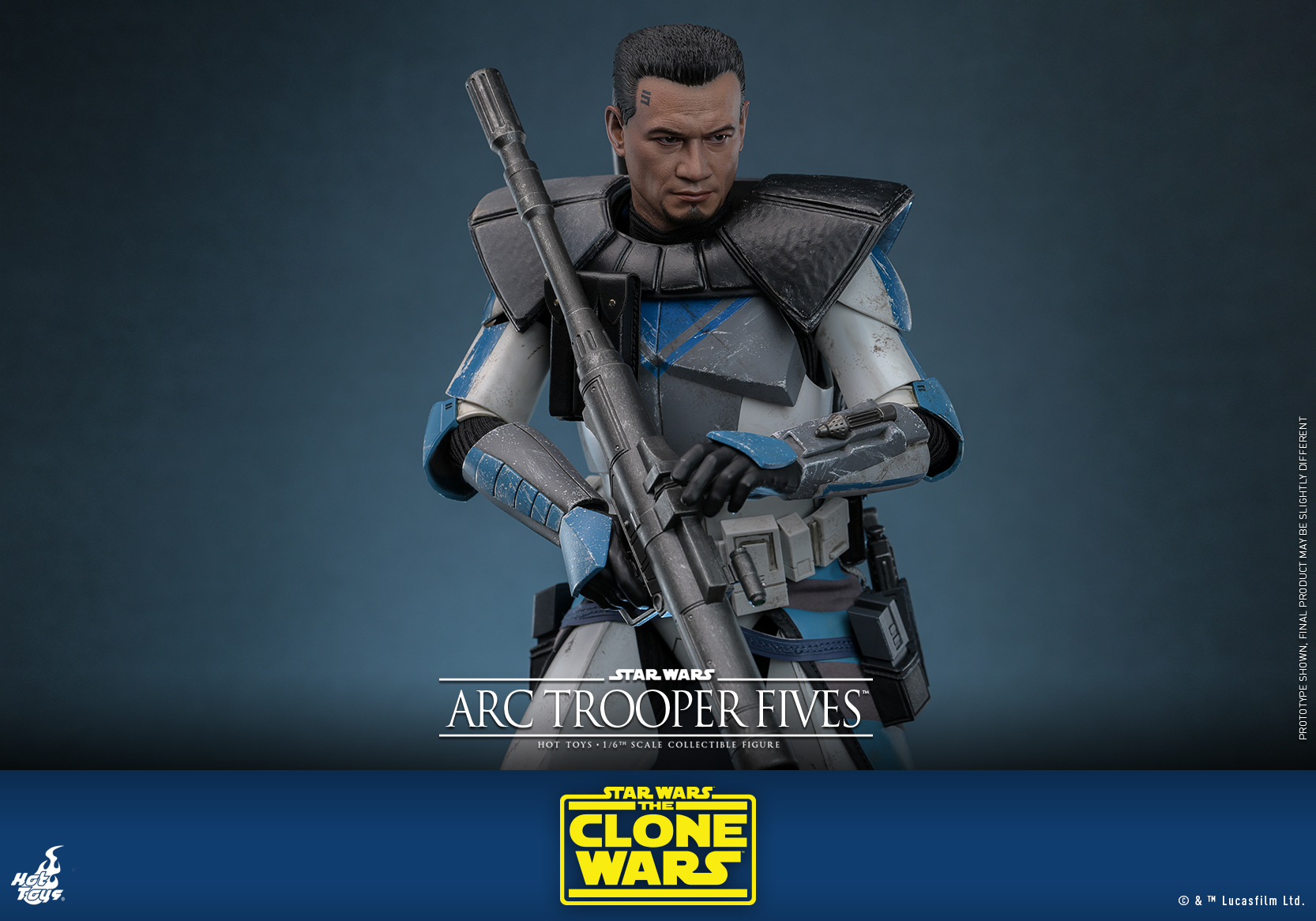 Hot Toys TMS132 Star Wars: The Clone Wars - Arc Trooper Fives