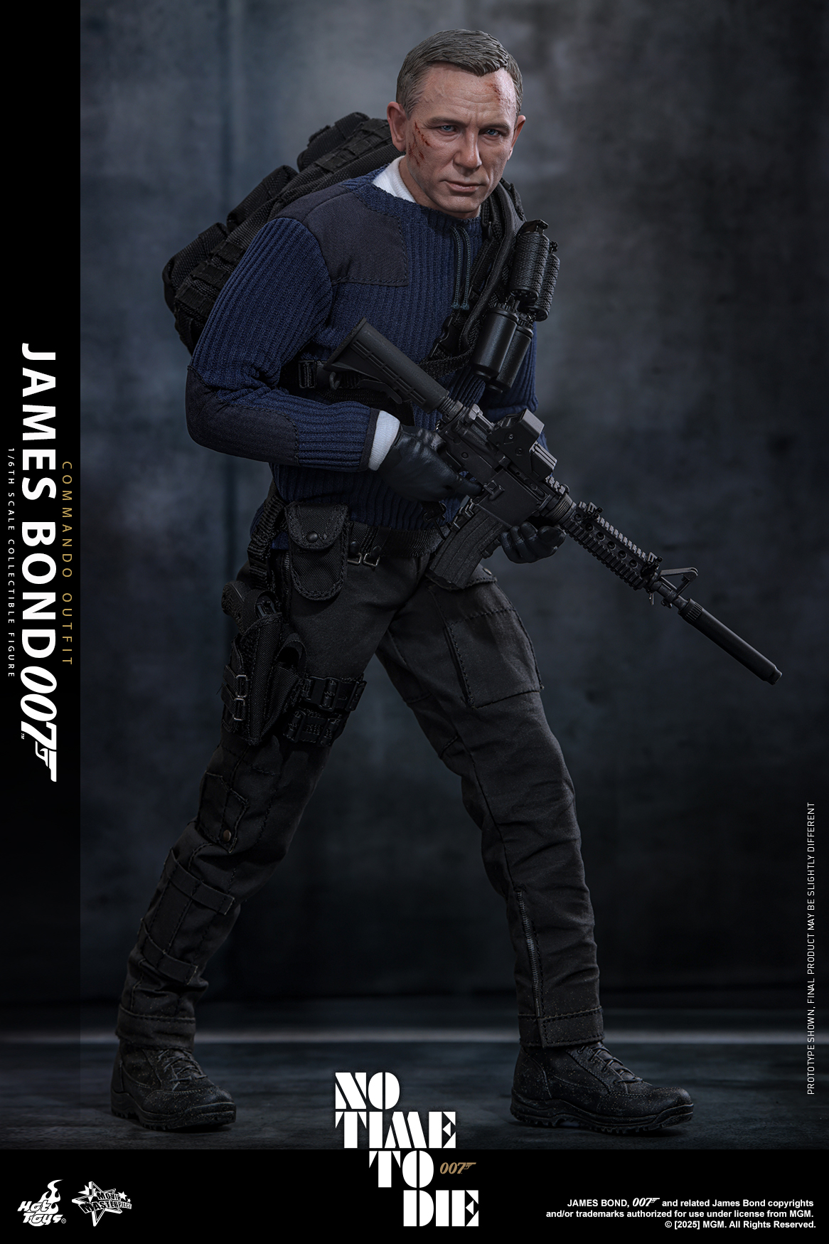 25/08/2568 Hot Toys MMS804 No Time To Die - James Bond (Commando Outfit)