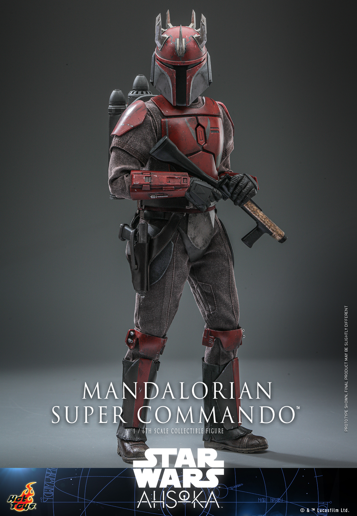 Hot Toys TMS127 1/6 Star Wars: Ahsoka™ - Mandalorian Super Commando™