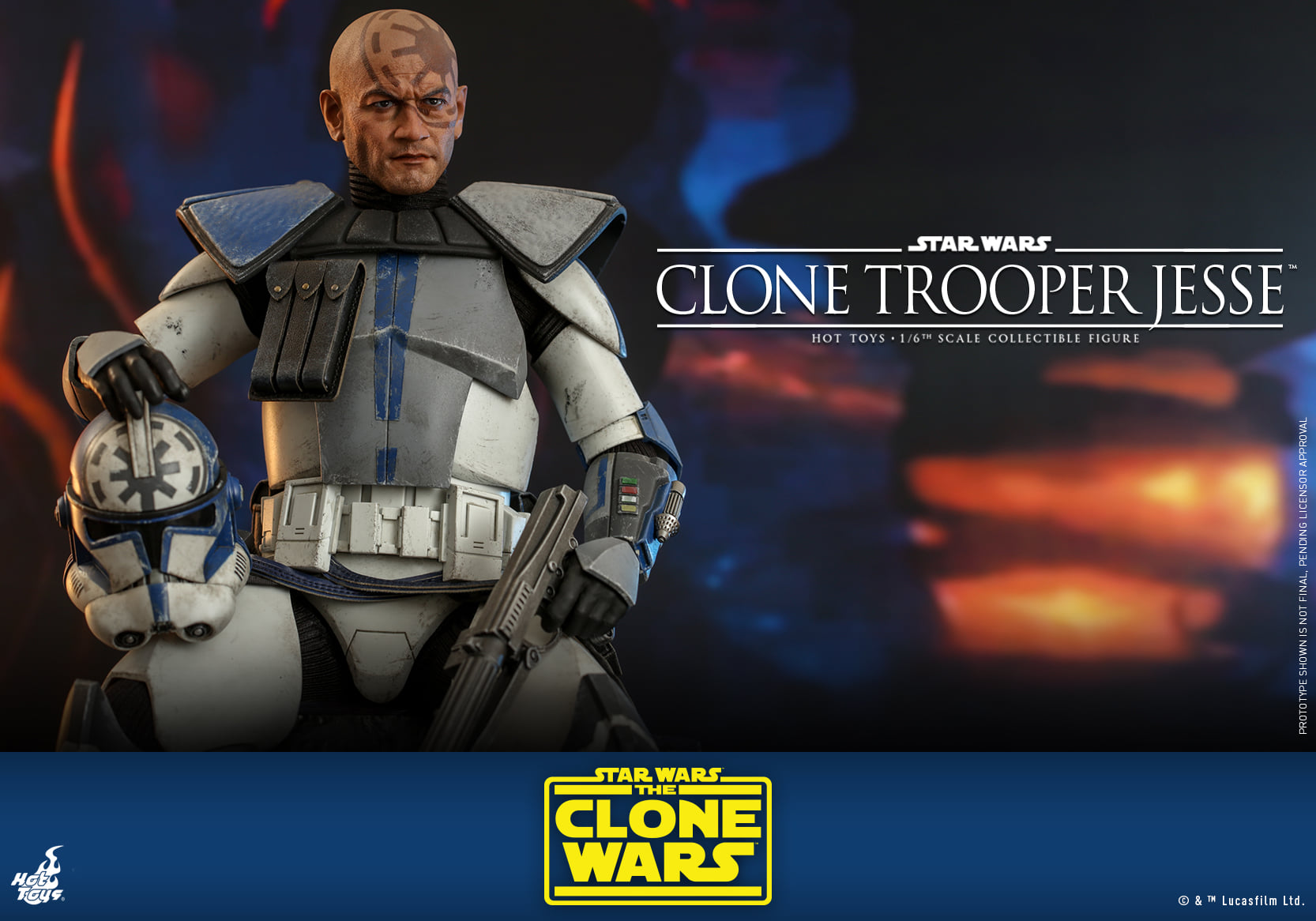 Hot Toys TMS064 1/6 Star Wars: The Clone Wars™ - Clone Trooper Jesse
