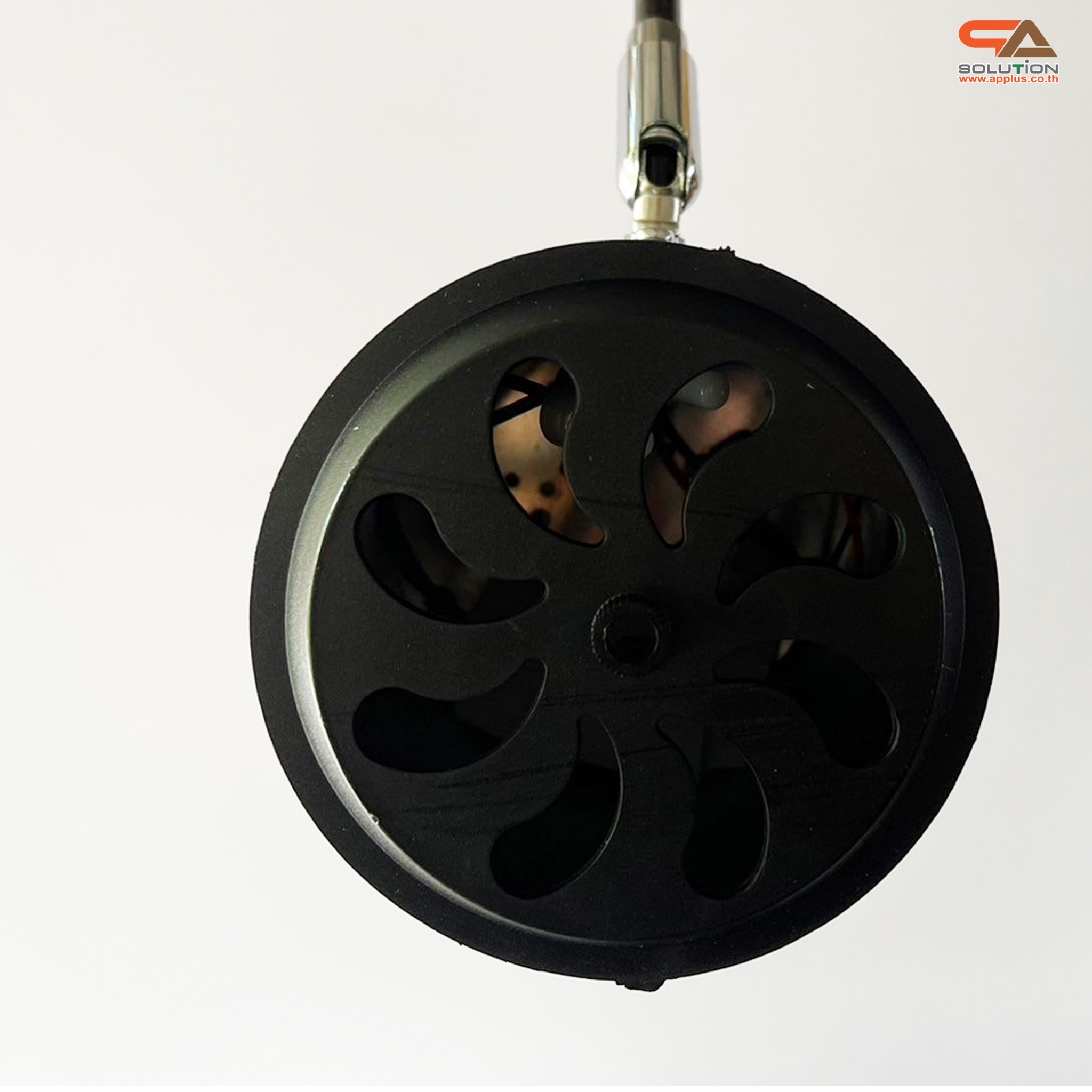 โคมไฟ ทรงกระบอก สีดำ รุ่นหนีบ แสงแดด 30 w ใช้กับโครงแบคดรอบไวนิล