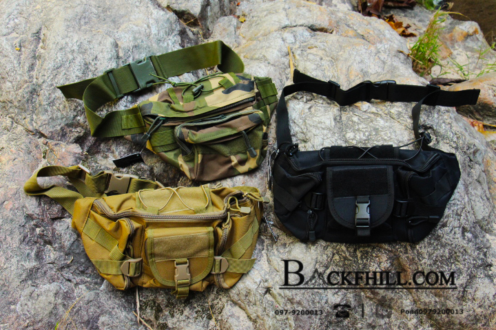 กระเป๋าคาดเอวลายพราง กระเป๋าคาดเอวทหาร กระเป๋าคาดเอวช่างกล้อง กระเป๋าคาดอก กระเป๋าทหาร กระเป๋าbiker กระเป๋ามอเตอร์ไซค์