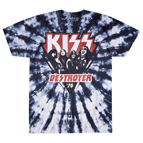 🇺🇸[PREORDER] เสื้อวง KISS T-SHIRT รวมลายสุดฮิต ลิขสิทธิ์แท้ LIQUID BLUE จาก USA