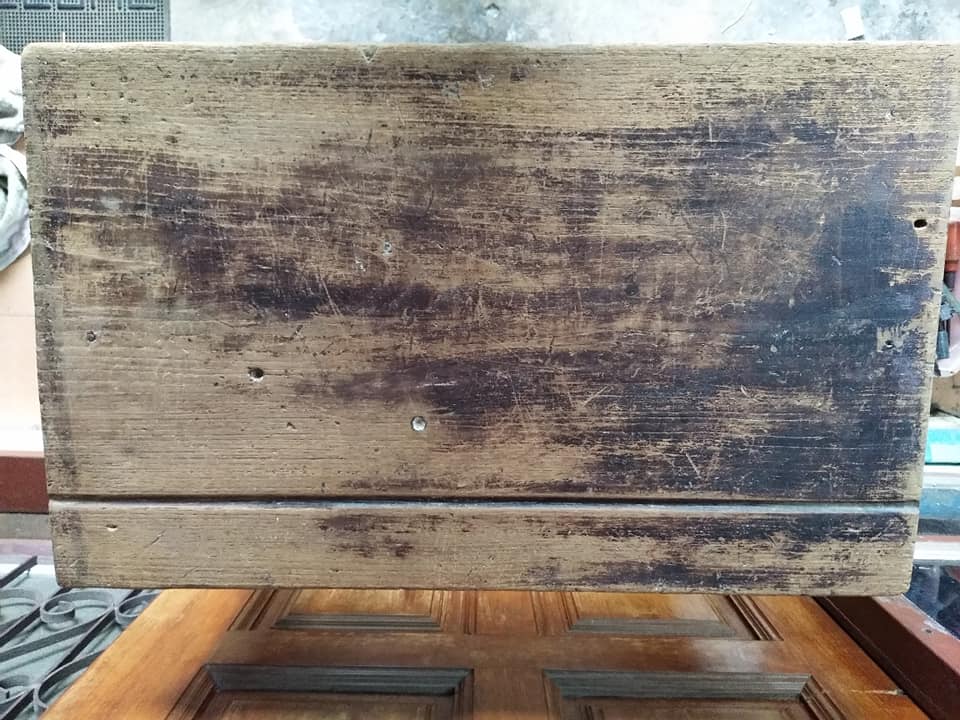 โต๊ะนักเรียนเก่า หน้าไม้เต็มแผ่น (5)