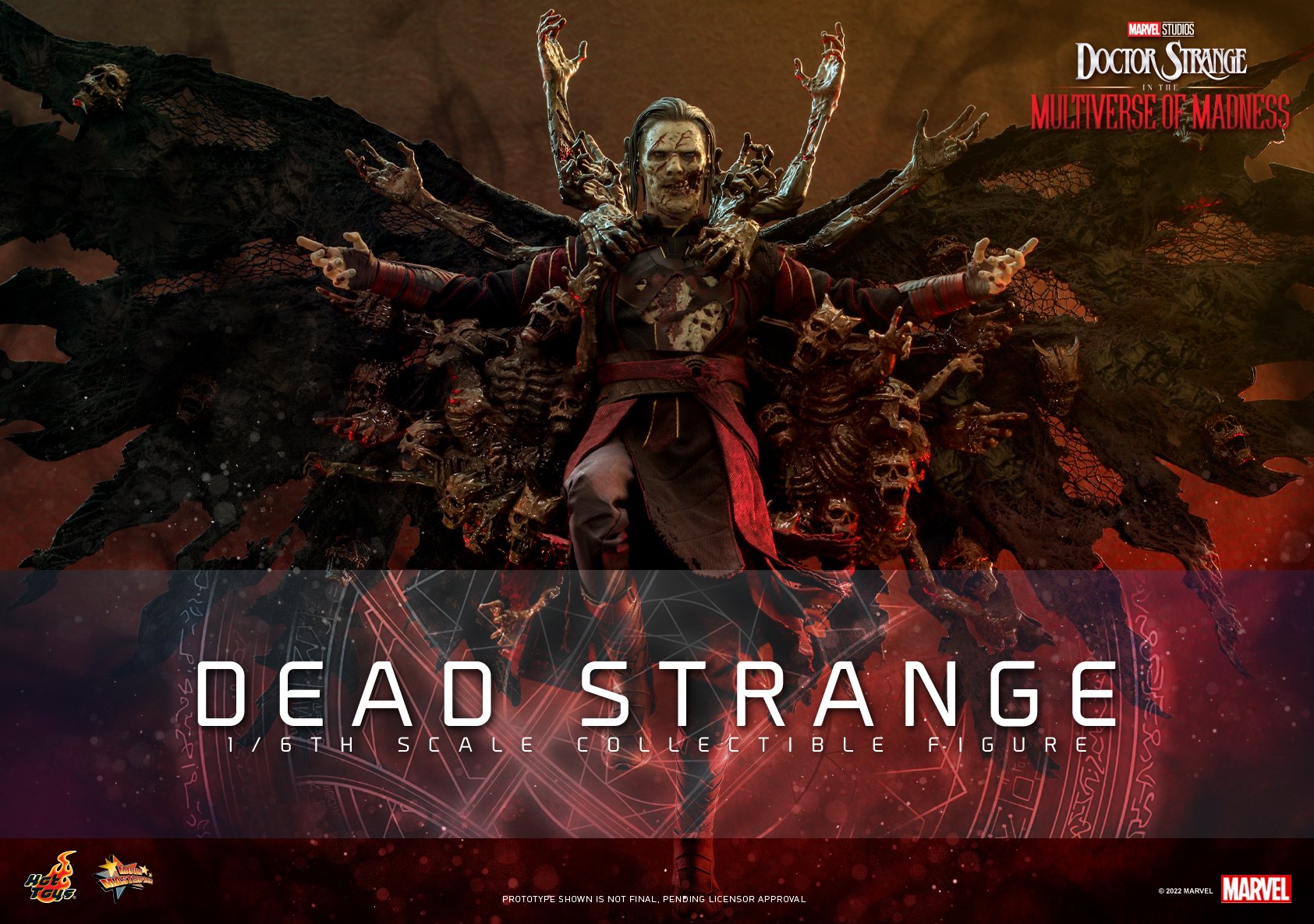 Hot Toys MMS654 1/6 Doctor Strange in the Multiverse of Madness - Dead Strange