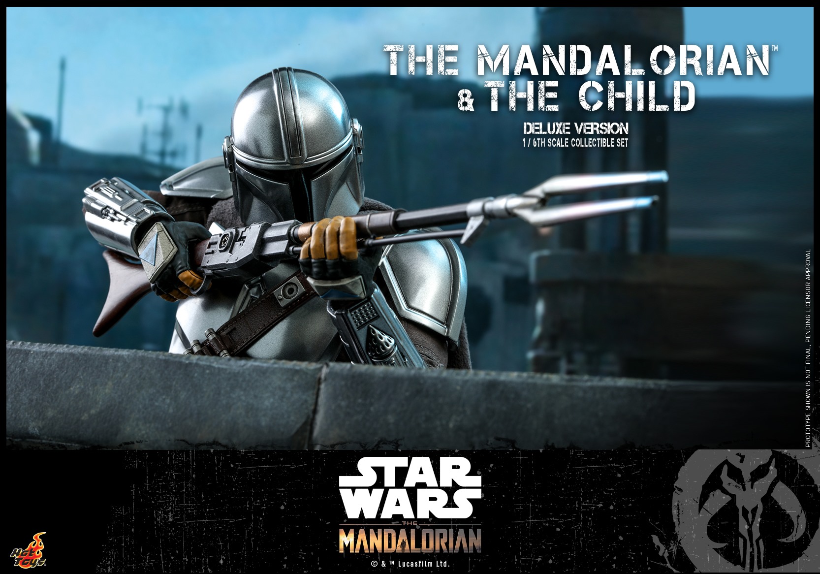 Hot Toys TMS015 The Mandalorian 1/6 The Mandalorian and The Child (Deluxe Version)