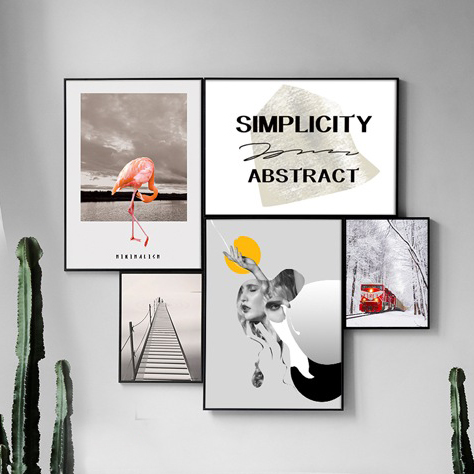 กรอบอะลูมิเนียม กรอบโปสเตอร์ กรอบรูป SNAP FRAME รุ่น B สีดำ สอดงานพิมพ์ด้านบน น้ำหนักเบา ติดตั้งง่าย ไม่ต้องเจาะผนัง