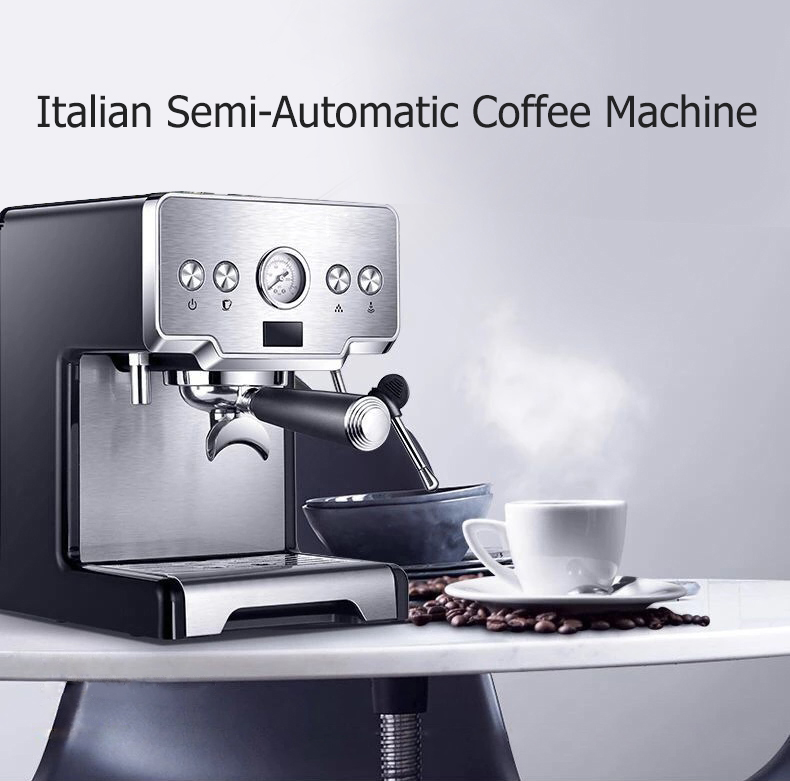 Italian Simi-Automatic coffee machine 1450W with steam