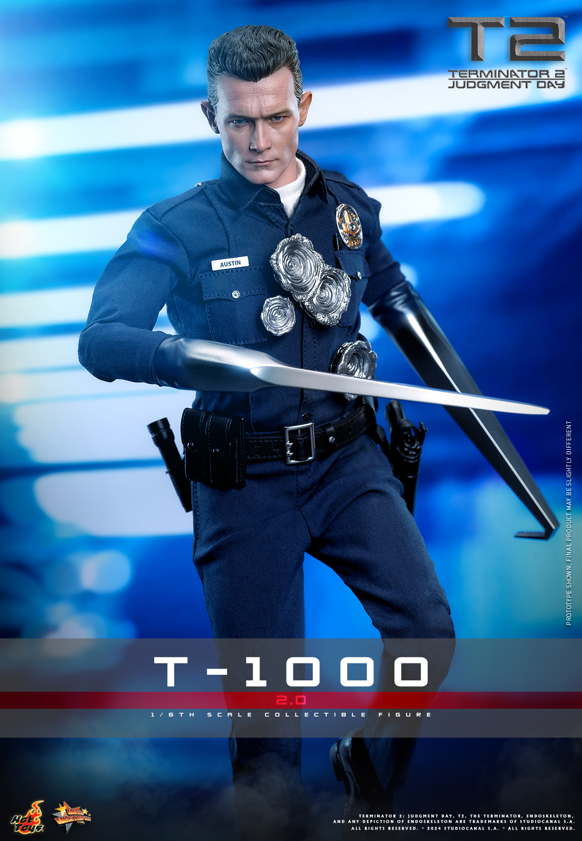 Hot Toys MMS774 Terminator 2: Judgment Day - T-1000 (2.0)