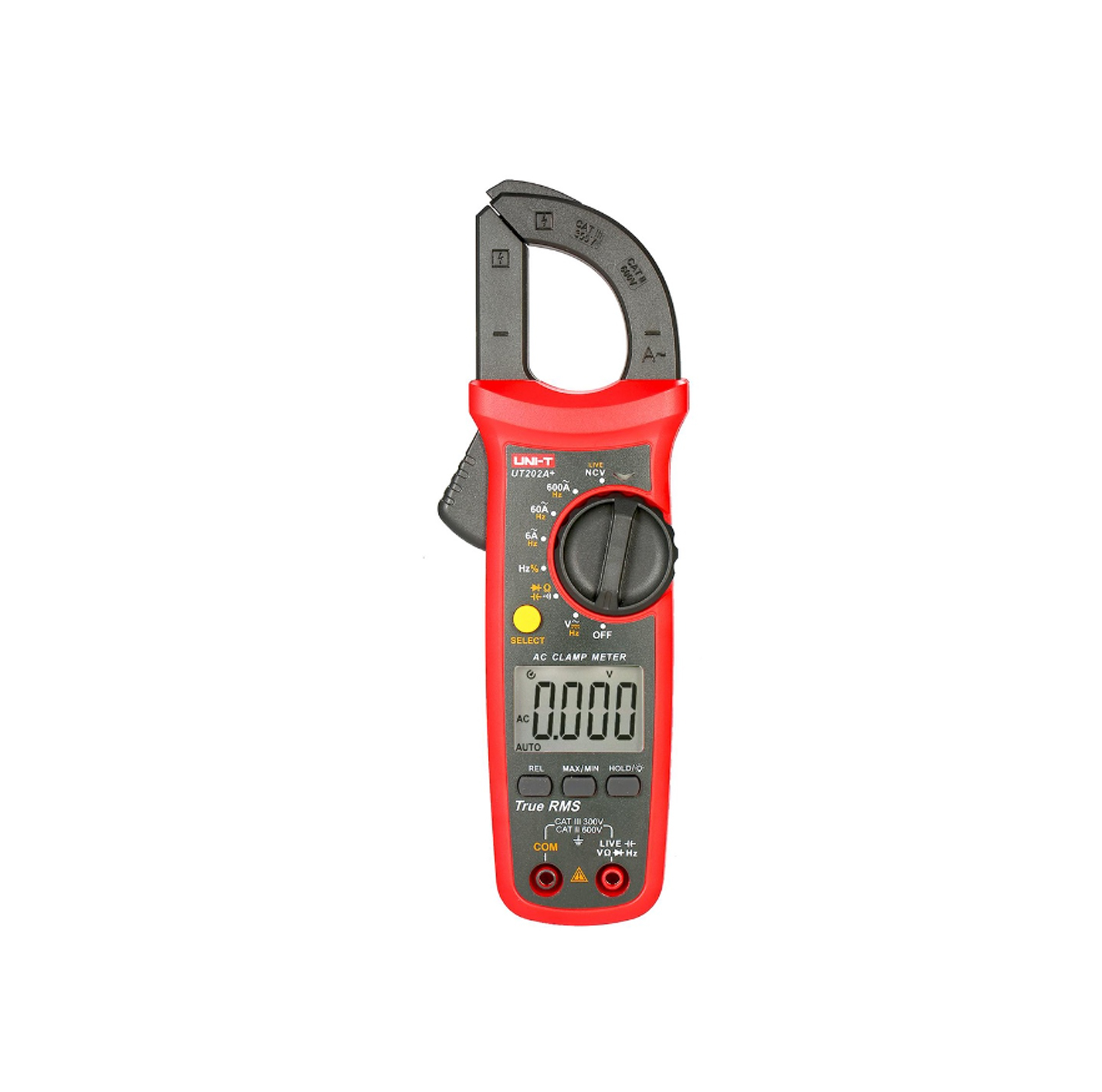 UNI-T UT202A+ ดิจิตอล แคล้มมิเตอร์ วัดAC แคลมป์ มิเตอร์ดิจิทัลUT202A+