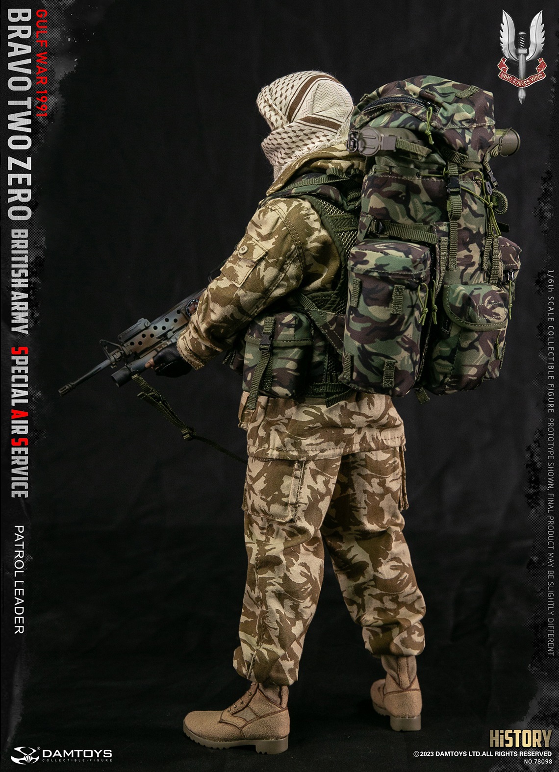DAMTOYS 78098 1/6 "Bravo Two Zero" British Army Special Air Service (SAS) Patrol Leader
