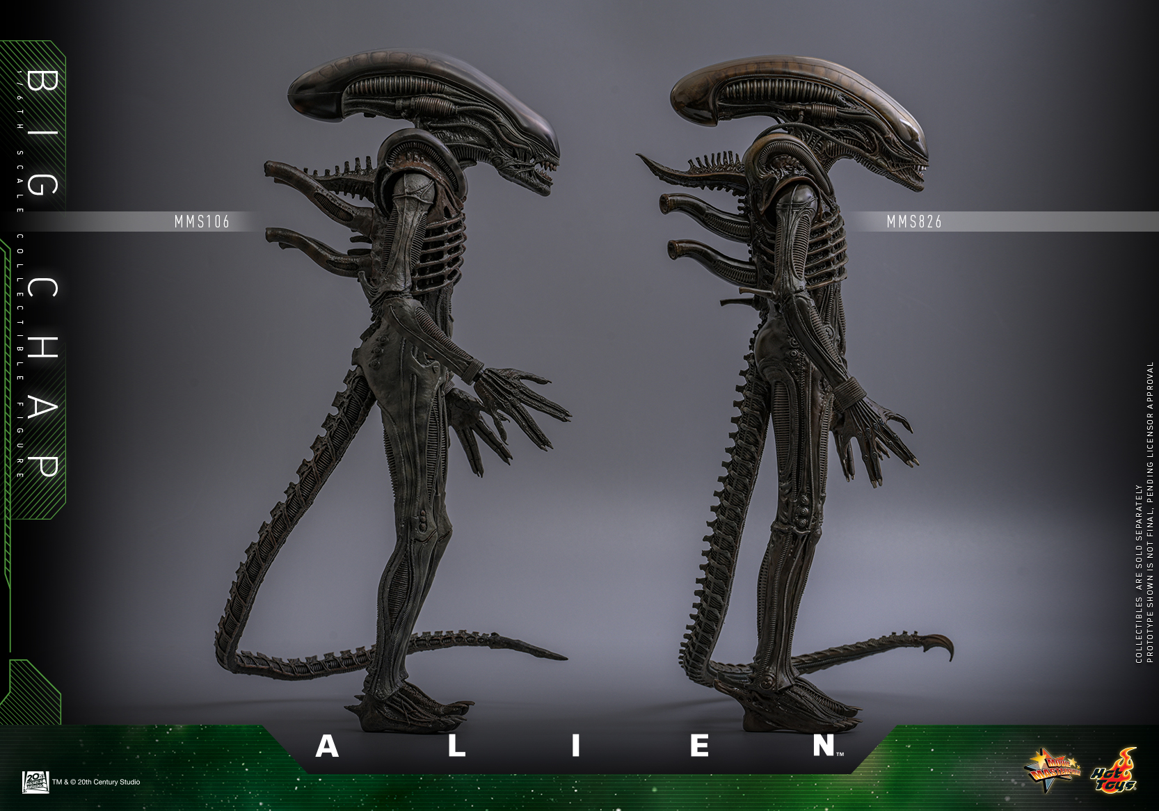 25/08/2568 Hot Toys MMS826 Alien - Big Chap