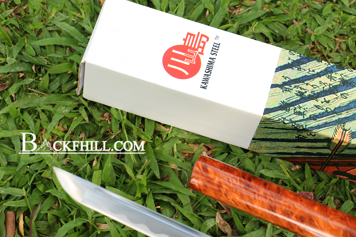 ดาบคาตานะ ดาบซามูไร KAWASHIMA STEEL. ขนาดความยาวรวม 40 นิ้ว