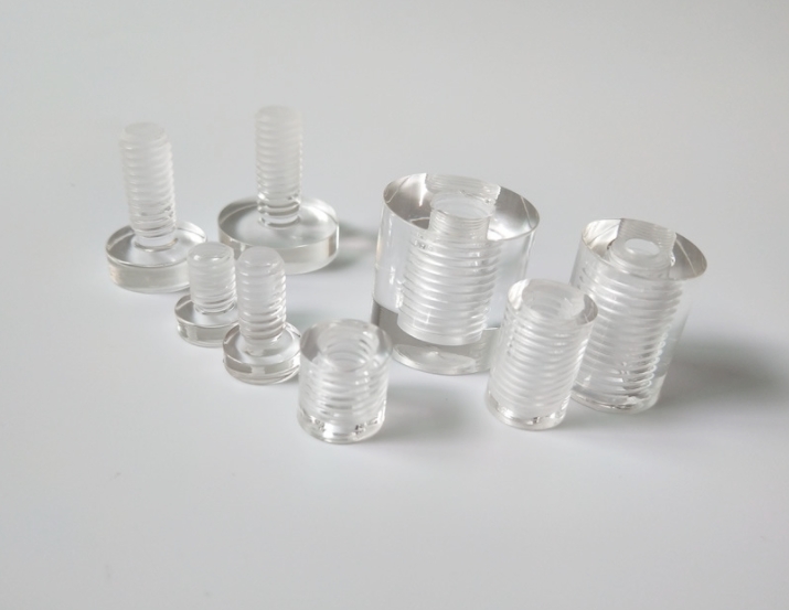 หมุดลอยอะคริลิคใส ยึดกรอบภาพ หมุดยึดกระจก ขนาด 19*25 mm. (สั่งขั้นต่ำ 4 อัน)