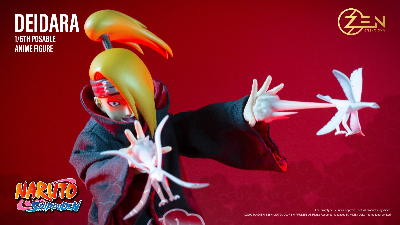 Zen Creations PAF004S Posable Anime Figure (PAF) Deidara (Standard Version)