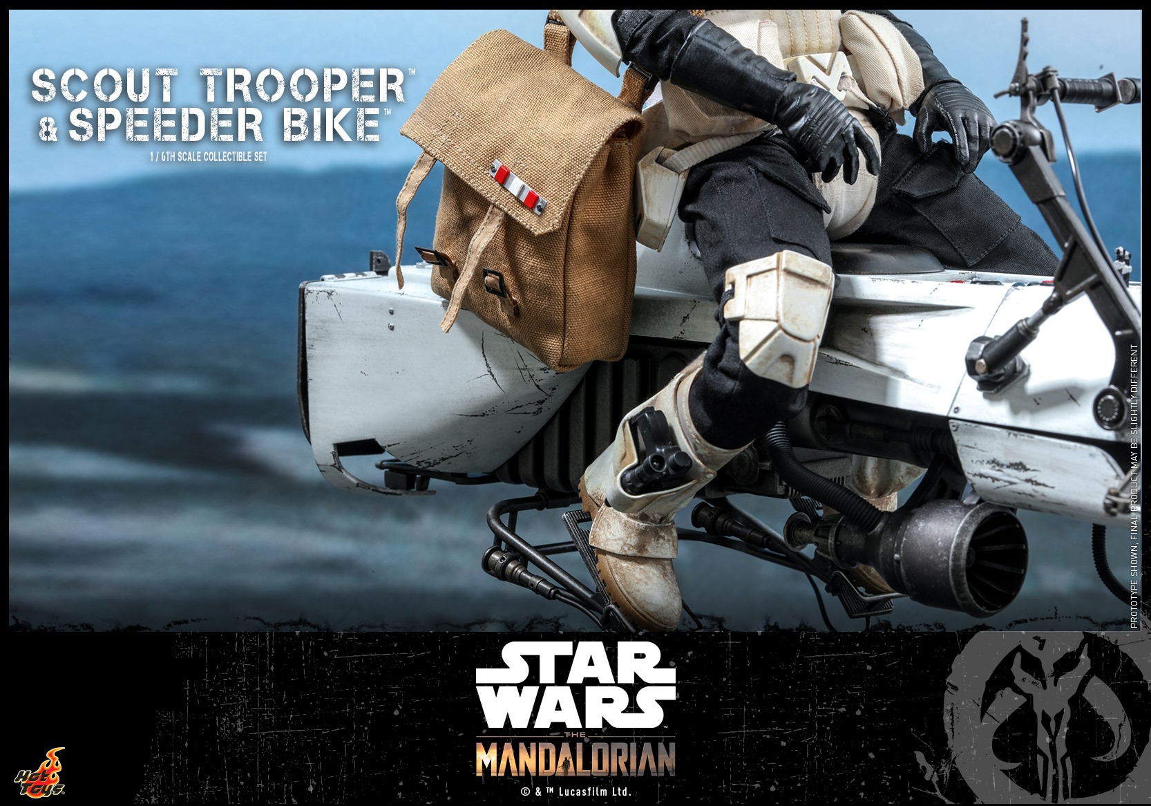 Hot Toys TMS017 The Mandalorian 1/6 Scout Trooper and Speeder Bike