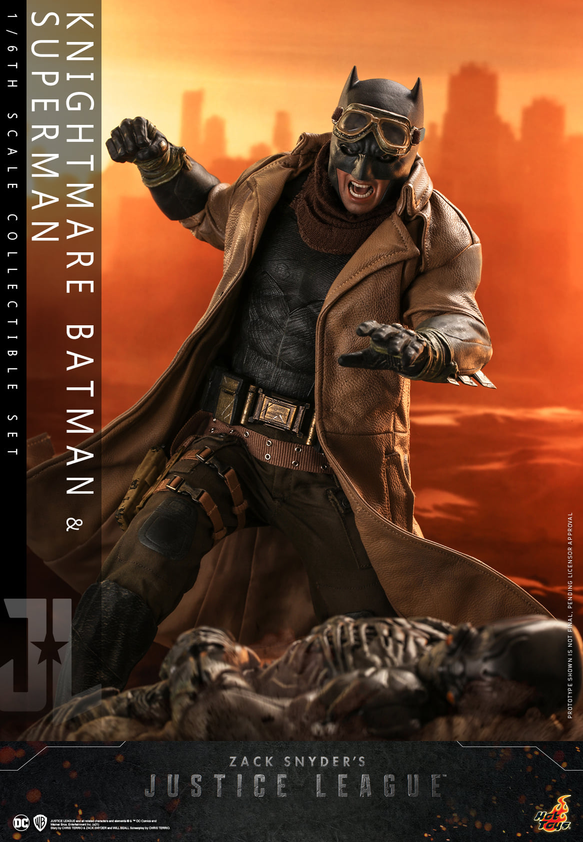 Hot Toys TMS038 1/6 Zack Snyder's Justice League - Knightmare Batman and Superman