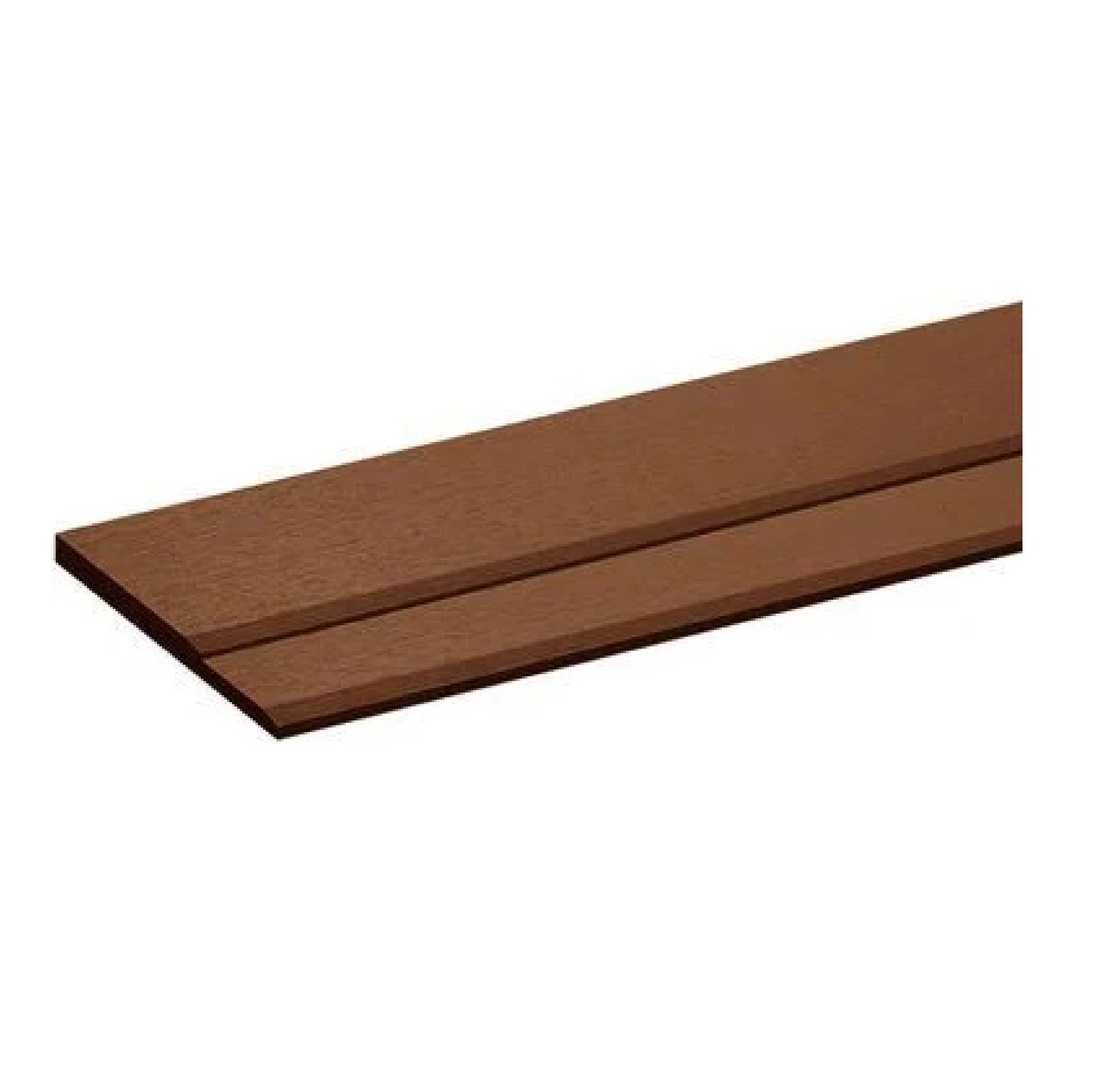 ไม้เชิงชาย CONWOOD รุ่น 2 in 1 ลายเสี้ยน ขนาด 23.5 x 305 x 2.2 ซม. สีมะฮอกกานี