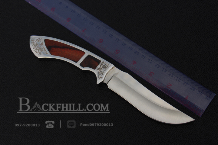 มีดใบตาย COLUMBIA รุ่นNo.139 มีดพกทรงเปอร์เซีย ด้ามจับลายคลาสสิค อย่างดี พร้อมซองไนลอน